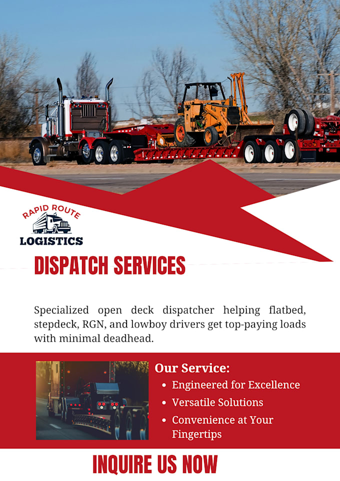 Hot Shot Rgn Dispatch your flatbed, stepdeck, rgn, hotshot, or lowboy for top paying ...