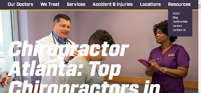 design a professional medical spa, aesthetics, or chiropractor wordpress website