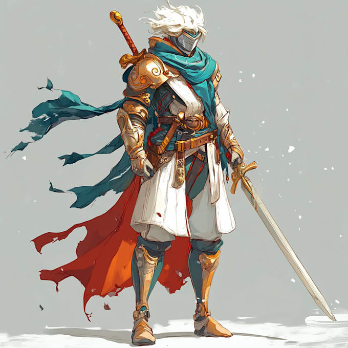 make artwork for fictional fantasy characters