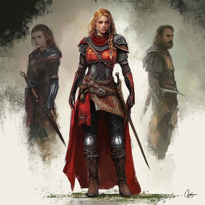 Create fantasy concept art and dnd characters design by Tiaelbrecht ...