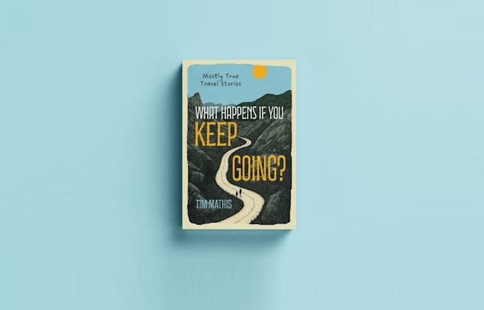 design creative book cover with source file