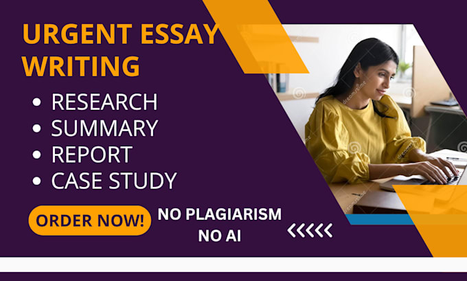do urgent essay writing as an essay writer