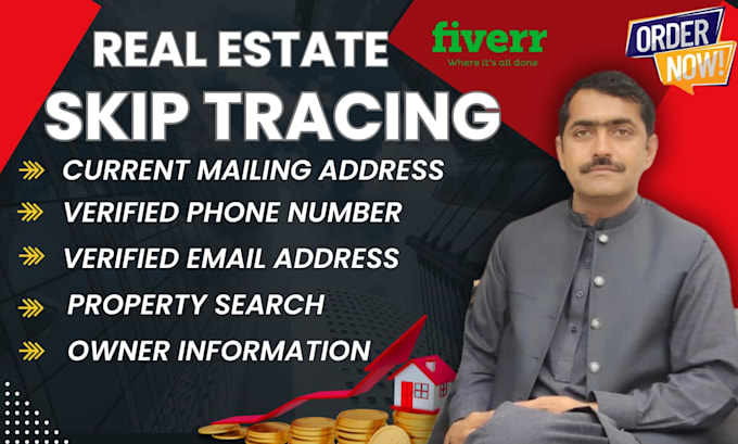 do skip tracing and lead generation for USA real estate