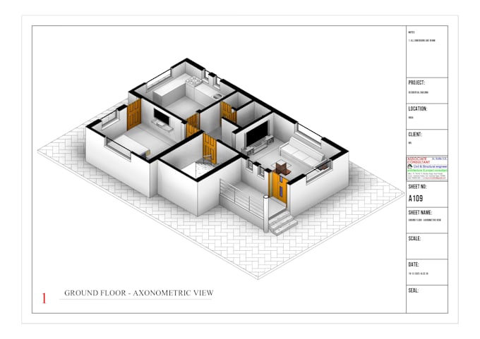 professionally do space planning and bunglow planning