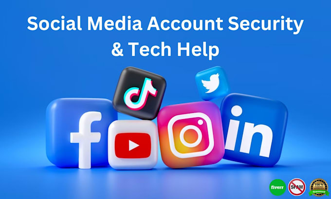 help in social media account security, provide tech support