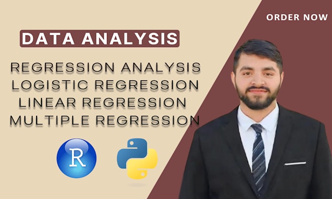 Do linear, multiple and logistic regression analysis using python r ...