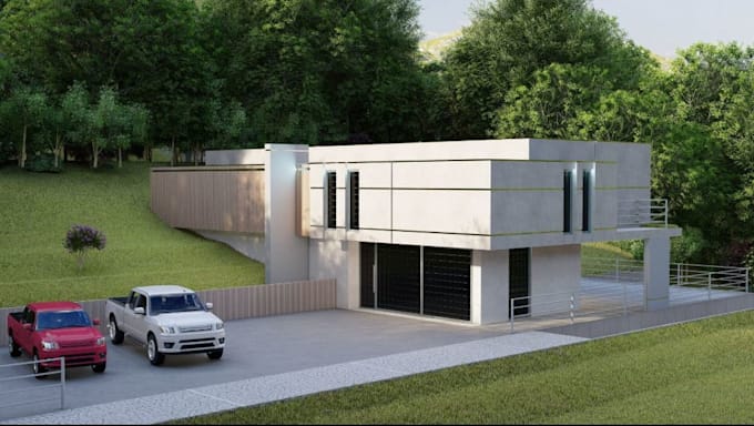 design exterior tropical, farmhouse, duplex 3d modelling, interior villa design