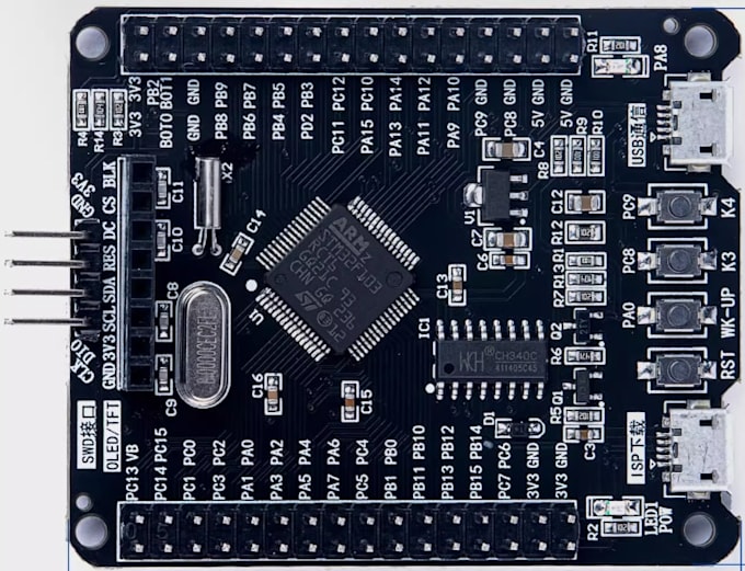 stm32f gd32 hc32 atmeg pic  series schematic pcb and firmware design