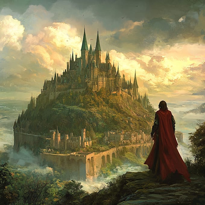 do epic fantasy illustration
