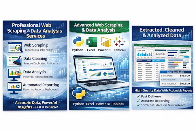 web scraping, data cleaning and analysis