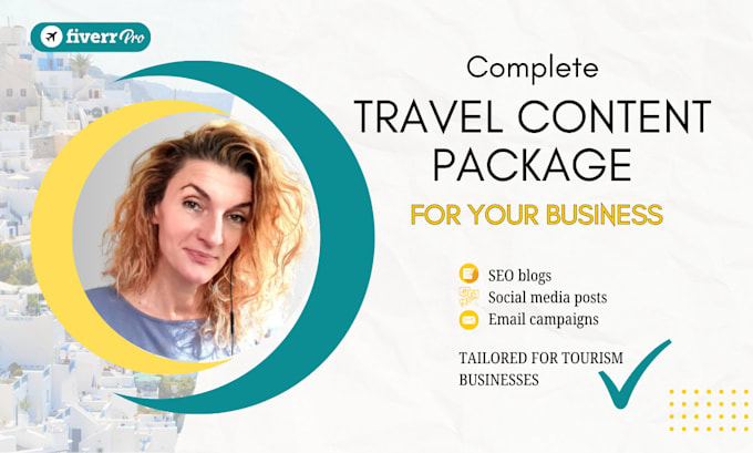 create travel blogs, SEO content, socials, emails