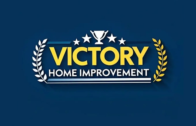 design victory logo with creative thinking in 24hrs