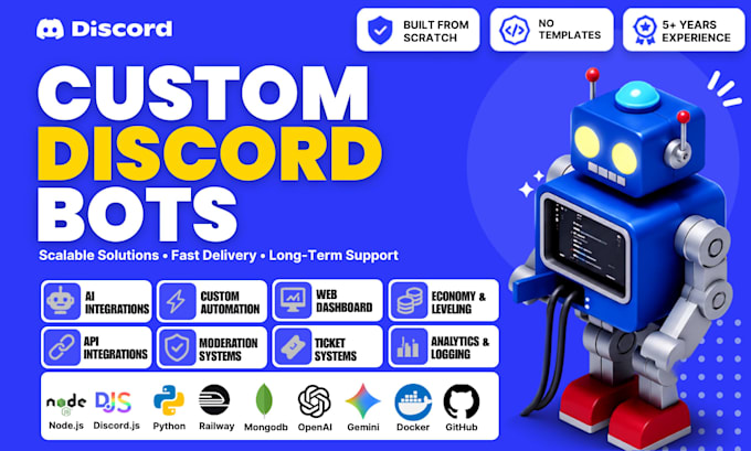 build a custom discord bot with automation and API integrations