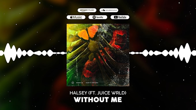 make a music visualizer for youtube
