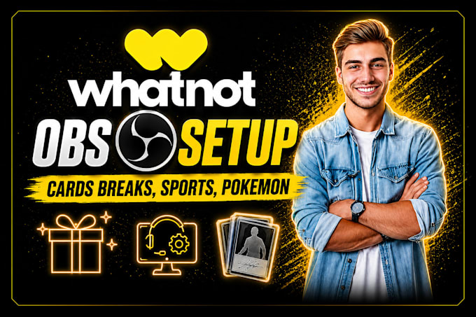 setup whatnot vertical stream for auctions or sport with obs