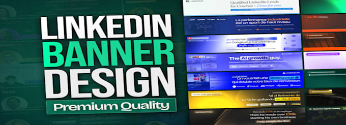 design a professional linkedin banner or cover image
