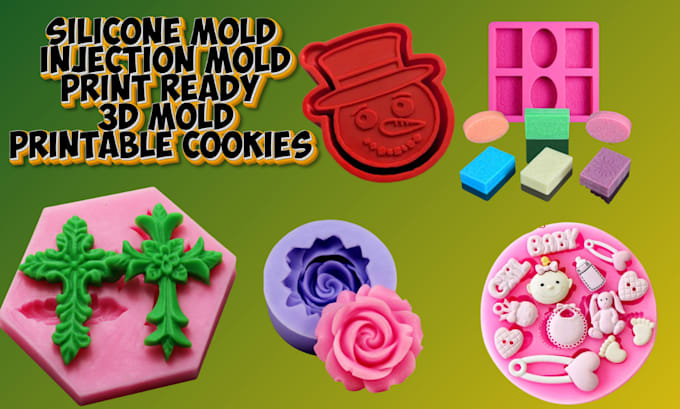 do custom 3d silicone plastic mold print ready mold design printable clay cutter