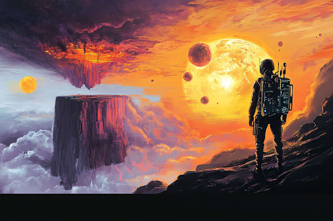 make a cyberpunk futuristic setting or science fiction idea