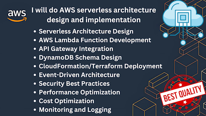 Do aws serverless architecture design and implementation by Clouddev ...
