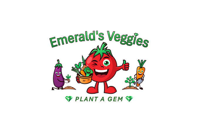 design communicate reward growing veggies garden logo