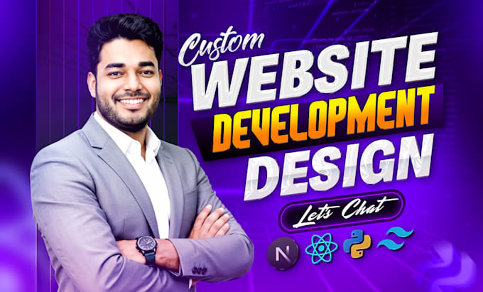 do custom website design, full stack developer, ai chatbot, front end developer