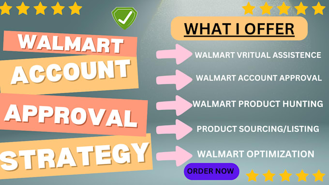 setup optimize and get you approved on walmart marketplace