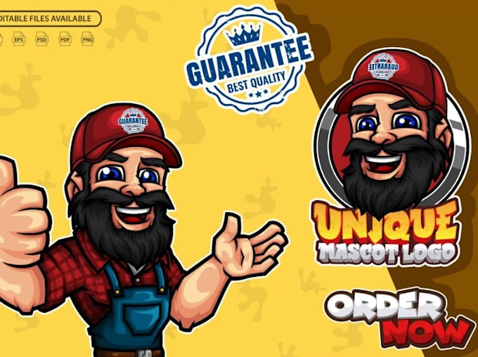 do funny cartoon character, caricature, logo, portrait