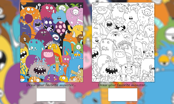 illustrate premium coloring pages and activity books for kids children adults