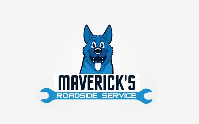 design minimal catchy roadside service logo