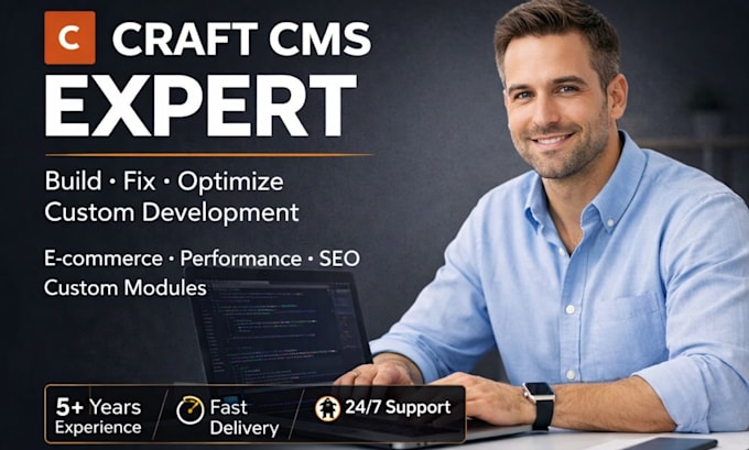 build craft cms website, fix craft cms website, setup craft cms store