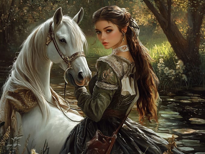 create concept art, character design and illustration