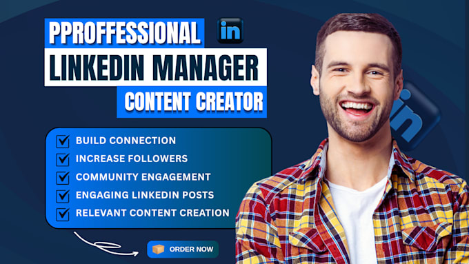 be your linkedin manager, content creator and ghostwriter
