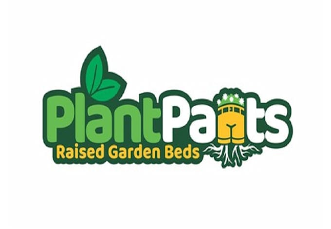 design wordmark plants pants company logo
