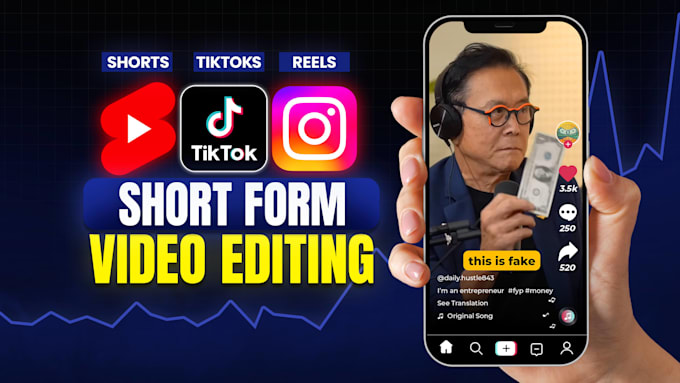 Edit viral short form videos for tiktok, instagram reels, and youtube ...