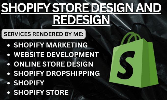 develop shopify online store design and redesign shopify