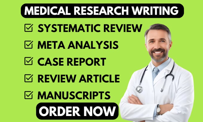 do meta analysis, case reports, manuscripts,systematic review and review article