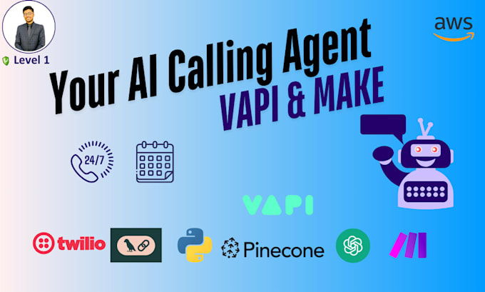 create ai calling agent using vapi ai and make for automation