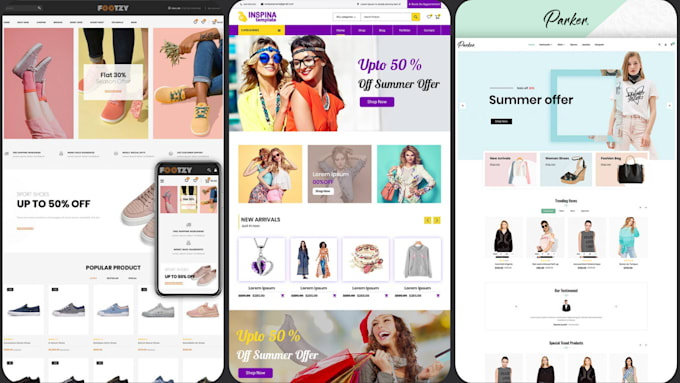 build shopify website, dropshipping shopify online store