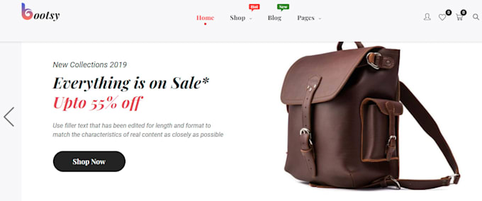 design leather product shopify store leather website leather product store