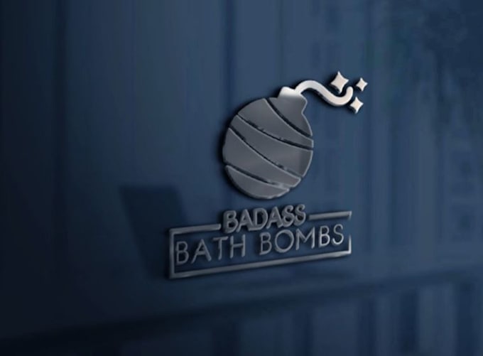 make funny bomb logo with free source file