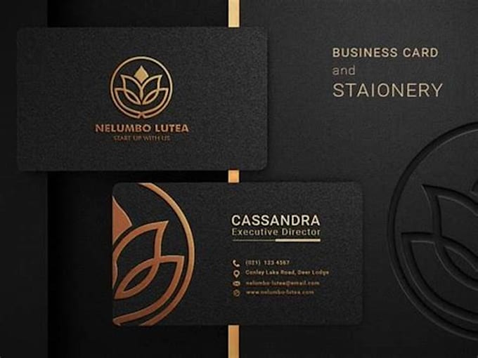 Create modern luxury minimalist business card and logo design by Teresa ...
