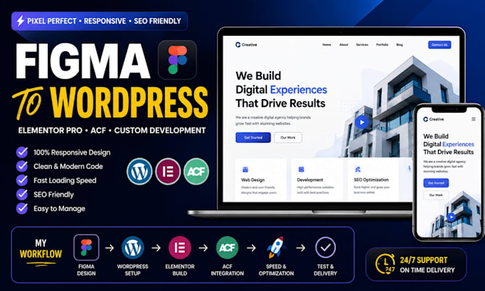 convert figma to wordpress xd to wordpress figma to elementor psd to elementor