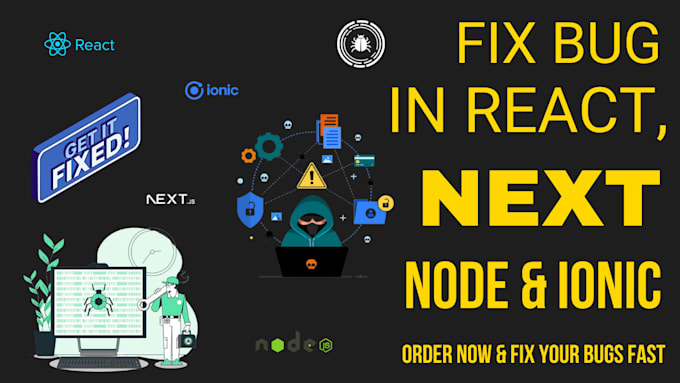 fix any bugs in react,next,node and ionic capacitor app