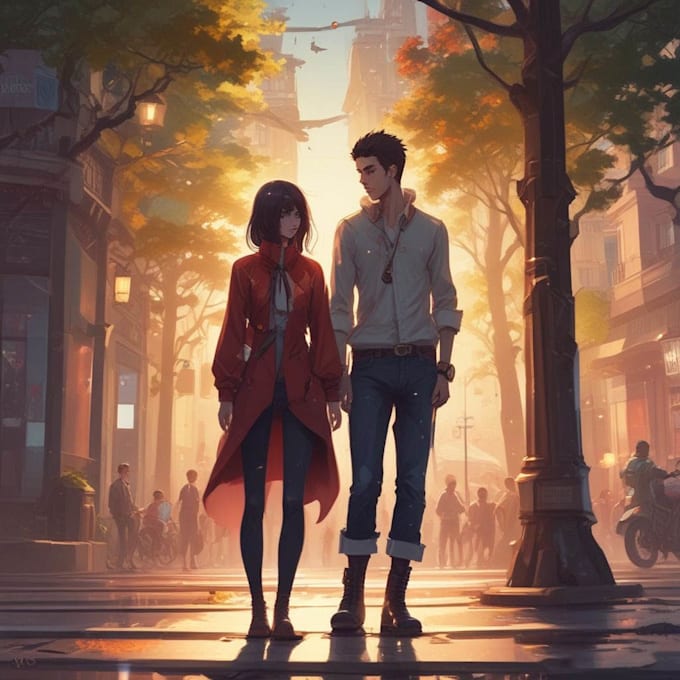 draw an anime portrait illustration for your character