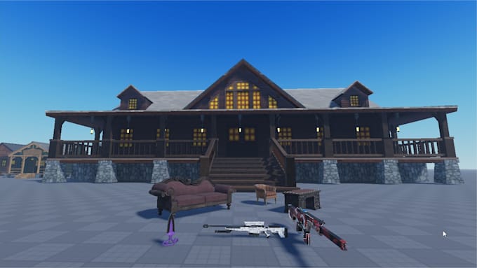 create 3d assets and props for roblox and unity