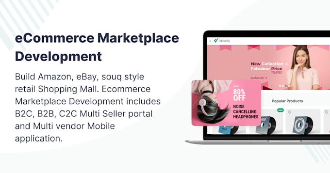 build b2b multi vendor supplier marketplace ecommerce website and app