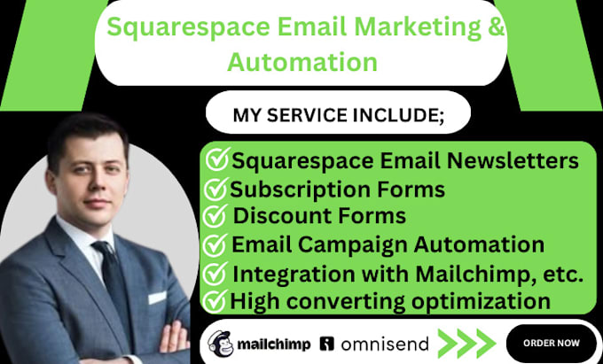 do squarespace email newsletter campaign automation subscription discount forms