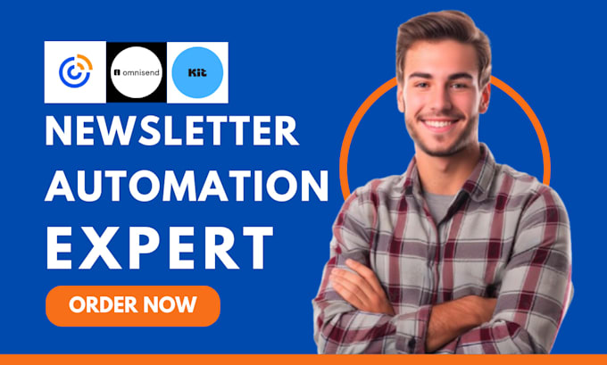 design omnisend email template constant contact convertkit newsletter automation