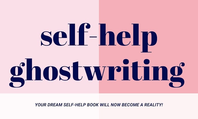 write your self help book for you