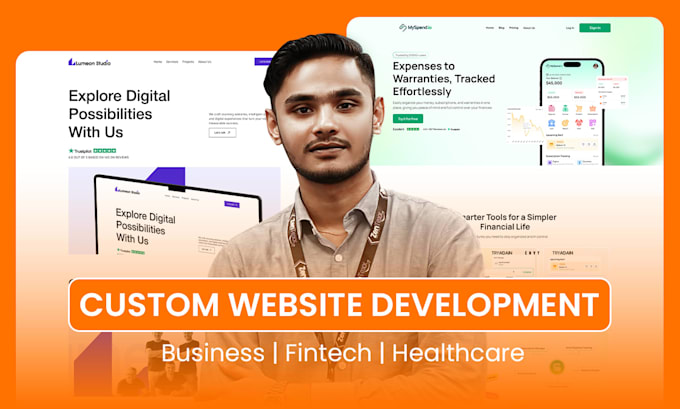 do nextjs business website development